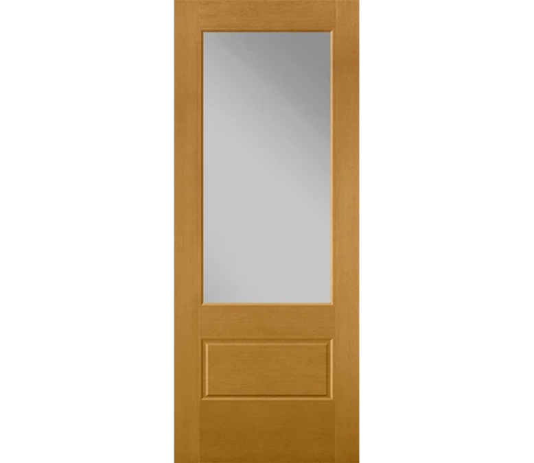 Benton Harbor 3 Quaters Light Fiberglass Entry Door