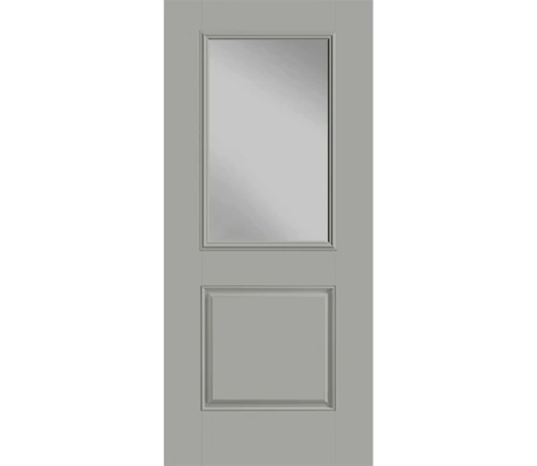 Benton Harbor Half Light 1 Panel Fiberglass Entry Door