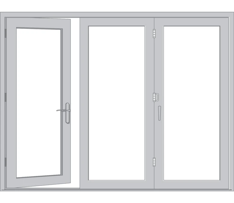 Benton Harbor Pella Architect Reserve Series Contemporary Bifold Patio Door