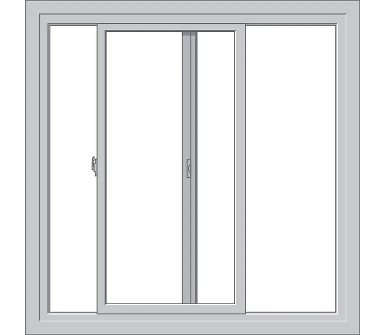 Benton Harbor Pella Hurricane Shield Series Vinyl Sliding Window