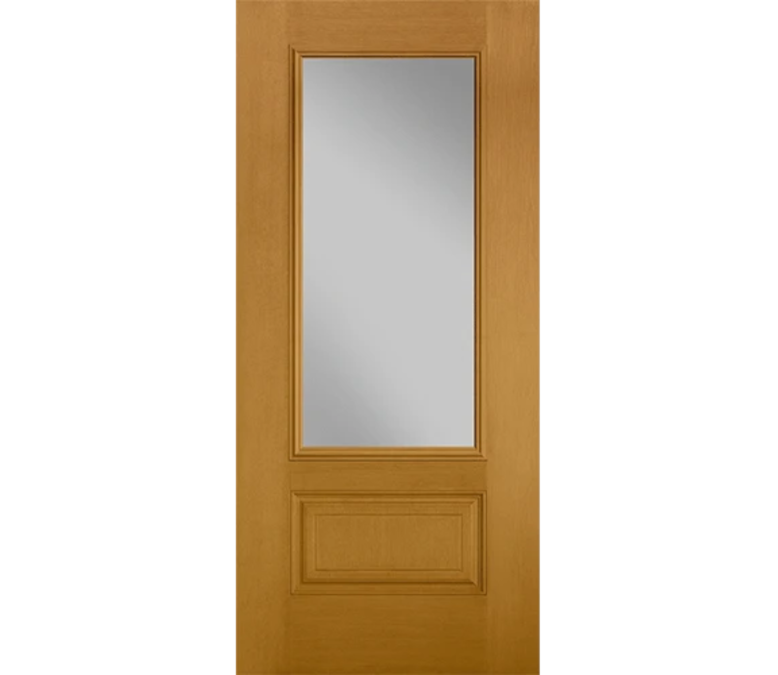 Benton Harbor Three Quaters light Fiberglass Entry Door